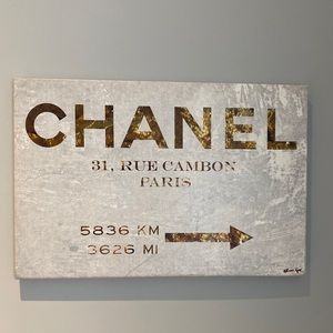 Chanel wall canvas